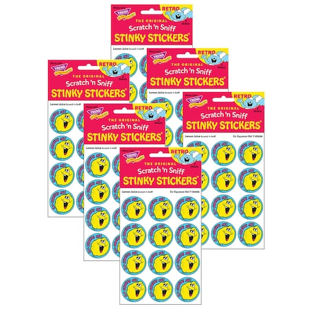 Trend Ex-Squeeze Me/Lemon Juice Scented Stickers, 144PK T83606